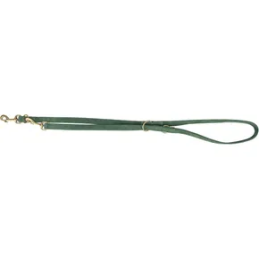 Vodítko PURE kožené nastavitelné, šalvějováM-L: 2 m/ 20 mm